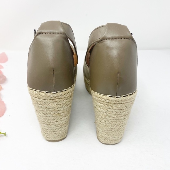 Steve Madden Josey Leather Platform Wedges Sandals Size 10 - Picture 3 of 6